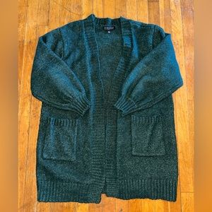 Long Cardigan Sweater | Eloquii | Green | 18-20